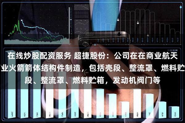 在线炒股配资服务 超捷股份：公司在在商业航天领域主要方向为商业火箭箭体结构件制造，包括壳段、整流罩、燃料贮箱，发动机阀门等