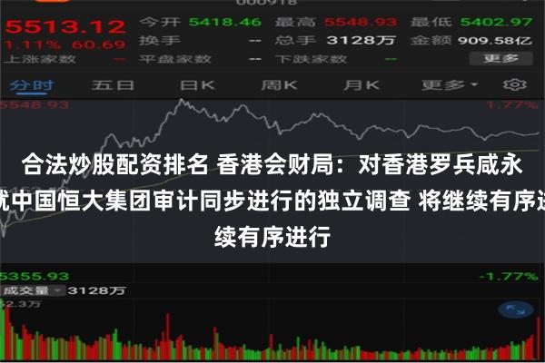 合法炒股配资排名 香港会财局：对香港罗兵咸永道就中国恒大集团审计同步进行的独立调查 将继续有序进行
